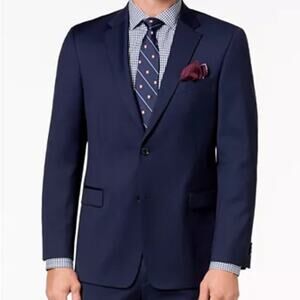 Tommy Hilfiger NEW Modern Fit Navy Blue Jacket 40R Blazer Coat